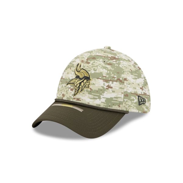 Minnesota Vikings 2025 Salute to Service Digi Camo 39THIRTY Stretch Fit Hat