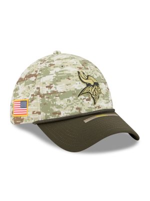 Minnesota Vikings 2025 Salute to Service Digi Camo 39THIRTY Stretch Fit Hat
