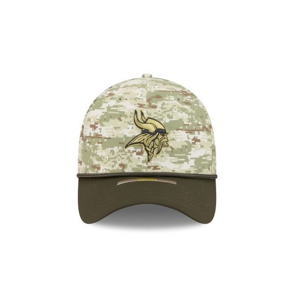 Minnesota Vikings 2025 Salute to Service Digi Camo 39THIRTY Stretch Fit Hat