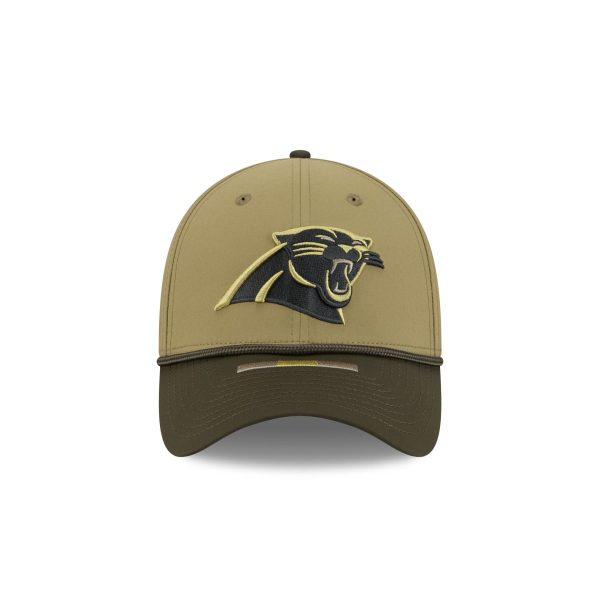 Carolina Panthers 2025 Salute to Service 39THIRTY Stretch Fit Hat