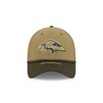 Baltimore Ravens 2025 Salute to Service 39THIRTY Stretch Fit Hat
