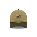 Miami Dolphins 2025 Salute to Service 39THIRTY Stretch Fit Hat