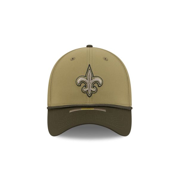 New Orleans Saints 2025 Salute to Service 39THIRTY Stretch Fit Hat
