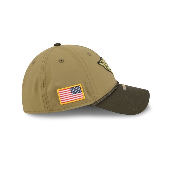 Jacksonville Jaguars 2025 Salute to Service 39THIRTY Stretch Fit Hat