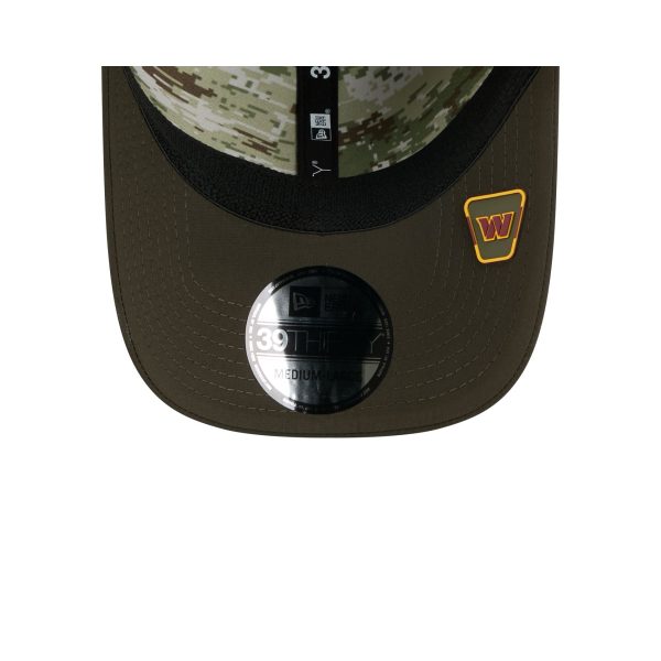 Washington Commanders 2025 Salute to Service 39THIRTY Stretch Fit Hat