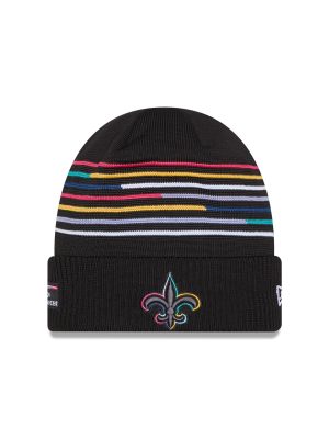 New Orleans Saints 2025 Crucial Catch Cuff Knit Hat