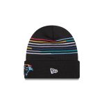 Carolina Panthers 2025 Crucial Catch Cuff Knit Hat