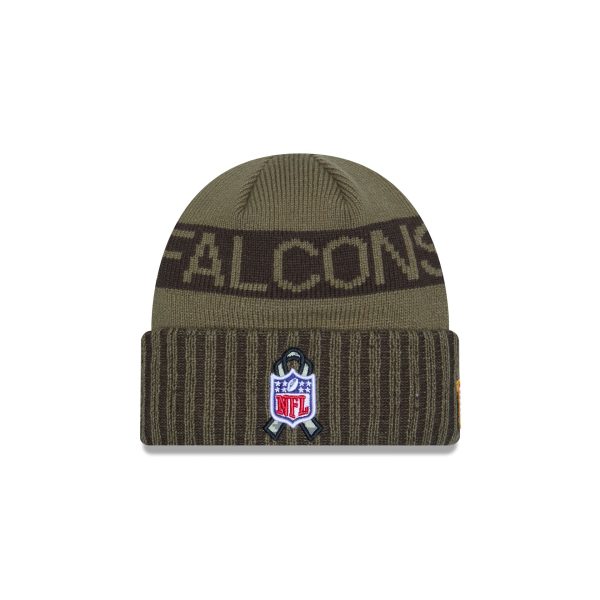 Atlanta Falcons 2025 Salute to Service Cuff Knit Hat