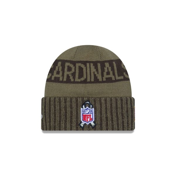Arizona Cardinals 2025 Salute to Service Cuff Knit Hat