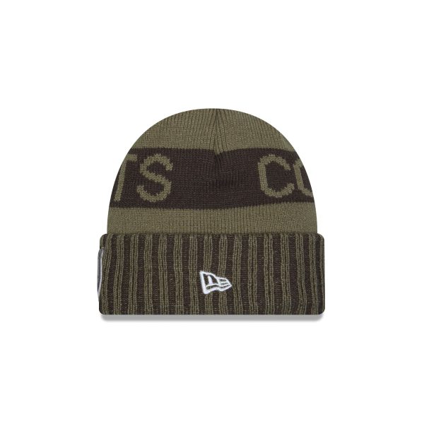 Indianapolis Colts 2025 Salute to Service Cuff Knit Hat