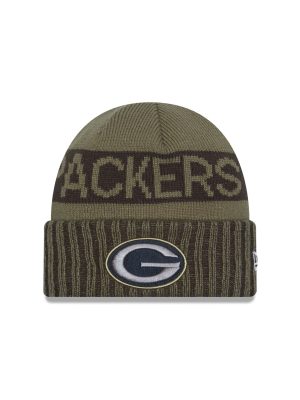 Green Bay Packers 2025 Salute to Service Cuff Knit Hat