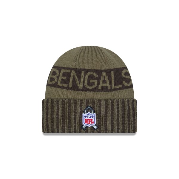 Cincinnati Bengals 2025 Salute to Service Cuff Knit Hat
