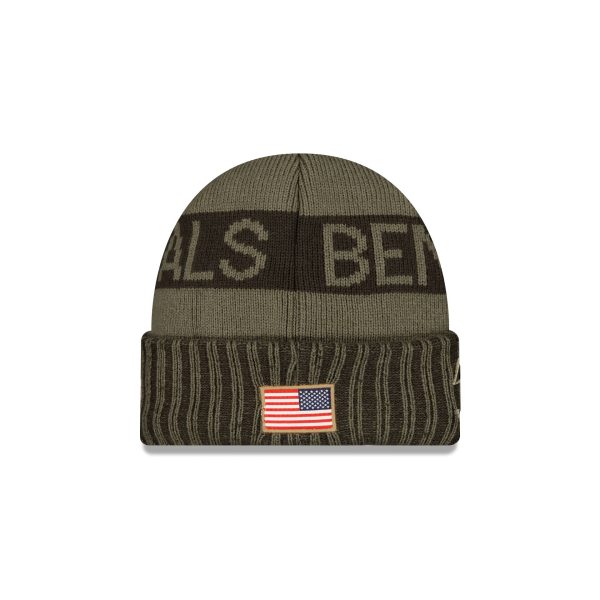 Cincinnati Bengals 2025 Salute to Service Cuff Knit Hat