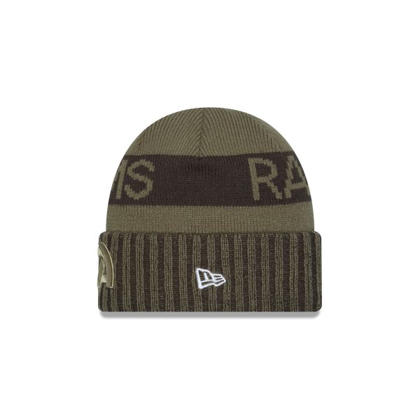 Los Angeles Rams 2025 Salute to Service Cuff Knit Hat