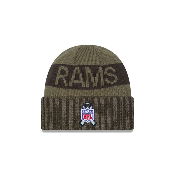 Los Angeles Rams 2025 Salute to Service Cuff Knit Hat
