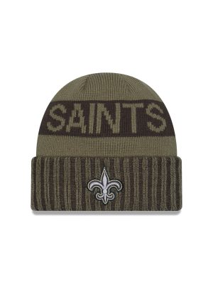 New Orleans Saints 2025 Salute to Service Cuff Knit Hat