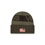 Minnesota Vikings 2025 Salute to Service Cuff Knit Hat