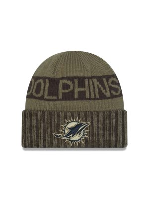 Miami Dolphins 2025 Salute to Service Cuff Knit Hat