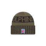 Miami Dolphins 2025 Salute to Service Cuff Knit Hat