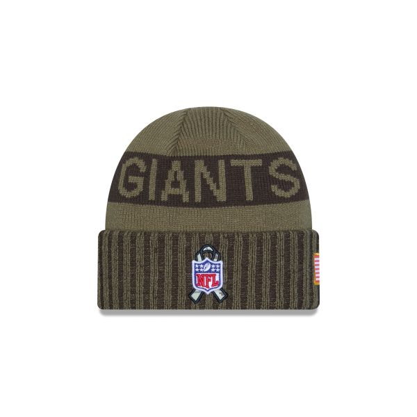 New York Giants 2025 Salute to Service Cuff Knit Hat