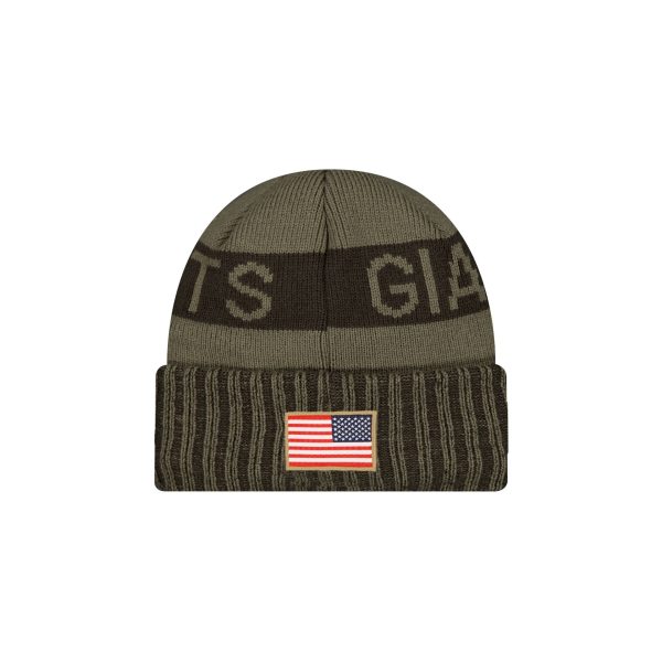 New York Giants 2025 Salute to Service Cuff Knit Hat