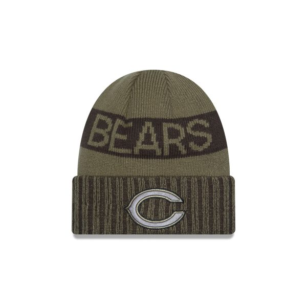 Chicago Bears 2025 Salute to Service Cuff Knit Hat