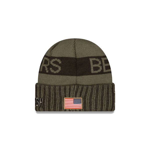 Chicago Bears 2025 Salute to Service Cuff Knit Hat