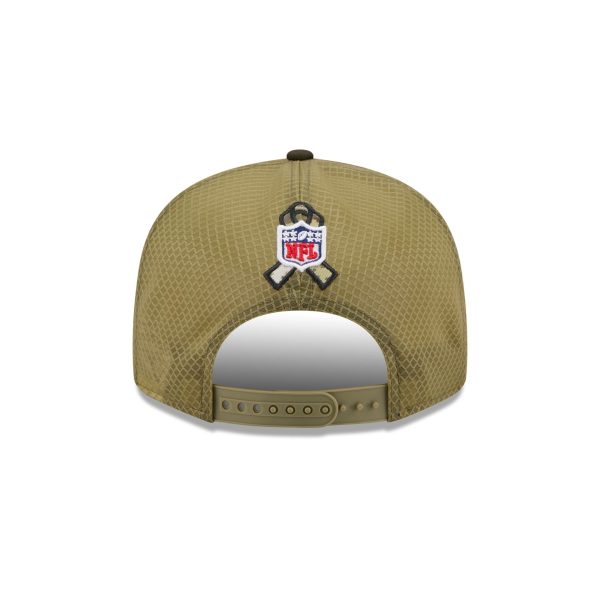 Detroit Lions 2025 Salute to Service Split Panel 9FIFTY Trucker Hat