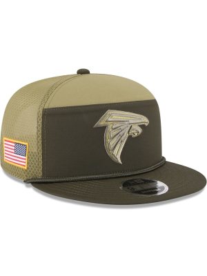Atlanta Falcons 2025 Salute to Service Split Panel 9FIFTY Trucker Hat