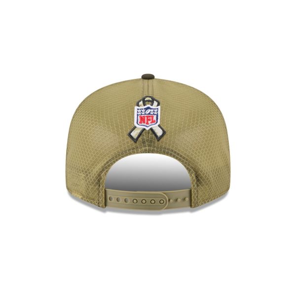 Atlanta Falcons 2025 Salute to Service Split Panel 9FIFTY Trucker Hat