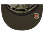 Cleveland Browns 2025 Salute to Service Split Panel 9FIFTY Trucker Hat