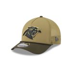 Carolina Panthers 2025 Salute to Service 9FORTY M-Crown A-Frame Trucker Hat