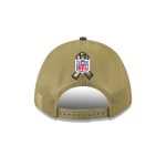 Carolina Panthers 2025 Salute to Service 9FORTY M-Crown A-Frame Trucker Hat