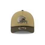 Cleveland Browns 2025 Salute to Service 9FORTY M-Crown A-Frame Trucker Hat