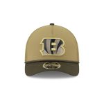 Cincinnati Bengals 2025 Salute to Service 9FORTY M-Crown A-Frame Trucker Hat