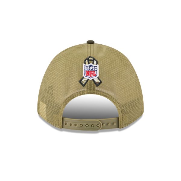 Indianapolis Colts 2025 Salute to Service 9FORTY M-Crown A-Frame Trucker Hat