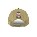 New Orleans Saints 2025 Salute to Service 9FORTY M-Crown A-Frame Trucker Hat