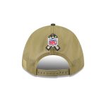 Miami Dolphins 2025 Salute to Service 9FORTY M-Crown A-Frame Trucker Hat