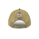 Minnesota Vikings 2025 Salute to Service 9FORTY M-Crown A-Frame Trucker Hat