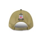 Jacksonville Jaguars 2025 Salute to Service 9FORTY M-Crown A-Frame Trucker Hat