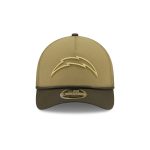 Los Angeles Chargers 2025 Salute to Service 9FORTY M-Crown A-Frame Trucker Hat