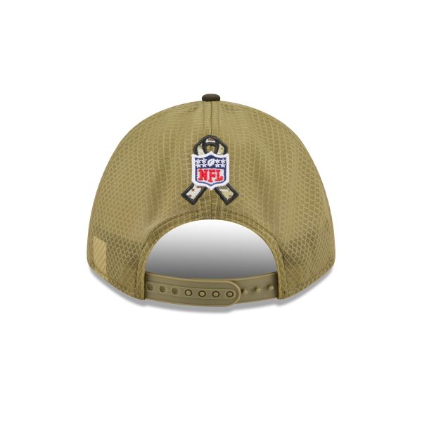 Los Angeles Chargers 2025 Salute to Service 9FORTY M-Crown A-Frame Trucker Hat