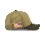 Los Angeles Chargers 2025 Salute to Service 9FORTY M-Crown A-Frame Trucker Hat