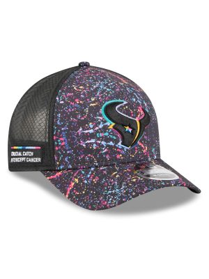 Houston Texans 2025 Crucial Catch 9FORTY M-Crown A-Frame Trucker Hat