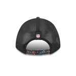Houston Texans 2025 Crucial Catch 9FORTY M-Crown A-Frame Trucker Hat