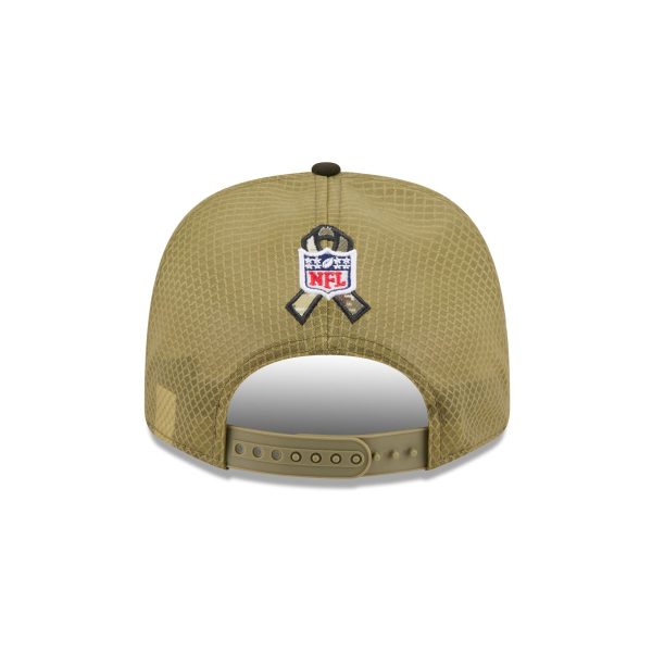 Jacksonville Jaguars 2025 Salute to Service 9SEVENTY Trucker Hat