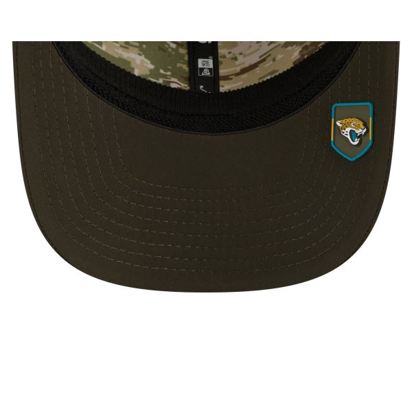 Jacksonville Jaguars 2025 Salute to Service 9SEVENTY Trucker Hat