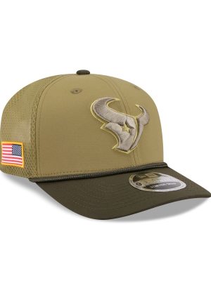 Houston Texans 2025 Salute to Service 9SEVENTY Trucker Hat