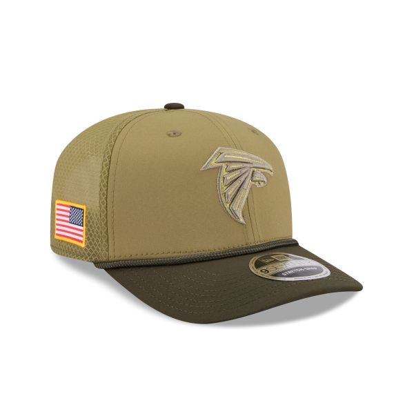 Atlanta Falcons 2025 Salute to Service 9SEVENTY Trucker Hat