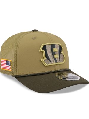 Cincinnati Bengals 2025 Salute to Service 9SEVENTY Trucker Hat